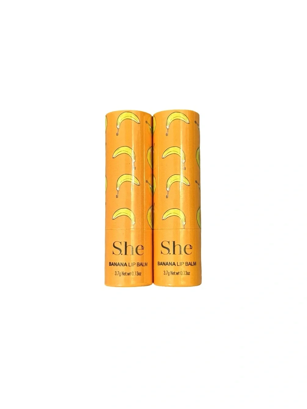 2 Banana Lip Balms